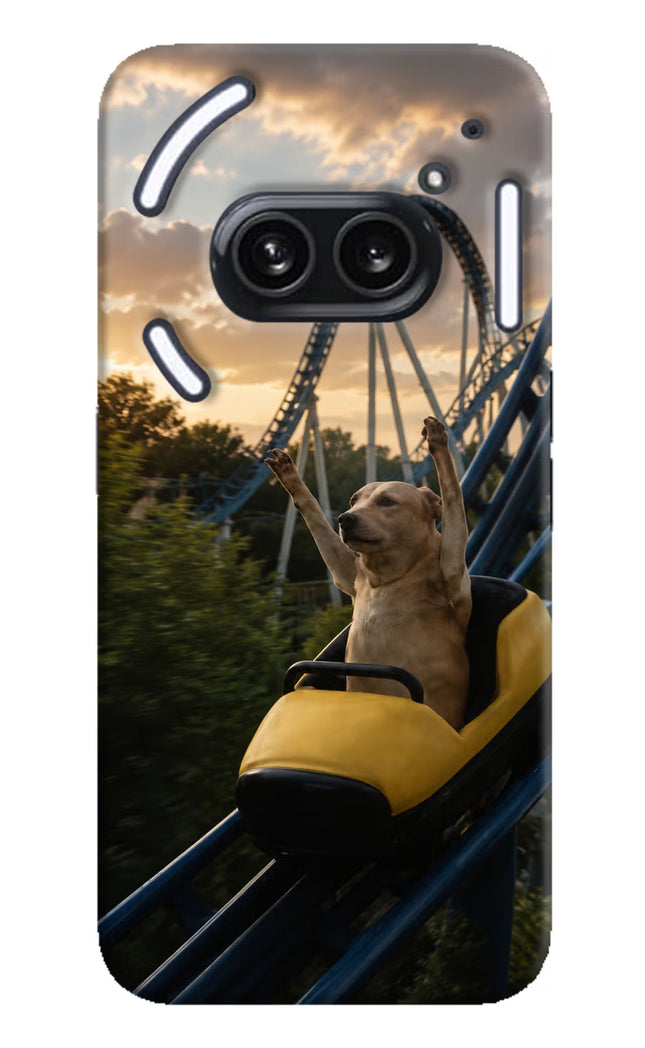 Rollercoaster Dog Nothing Phone 2A Plus Hard Case Back Cover by Casekaro