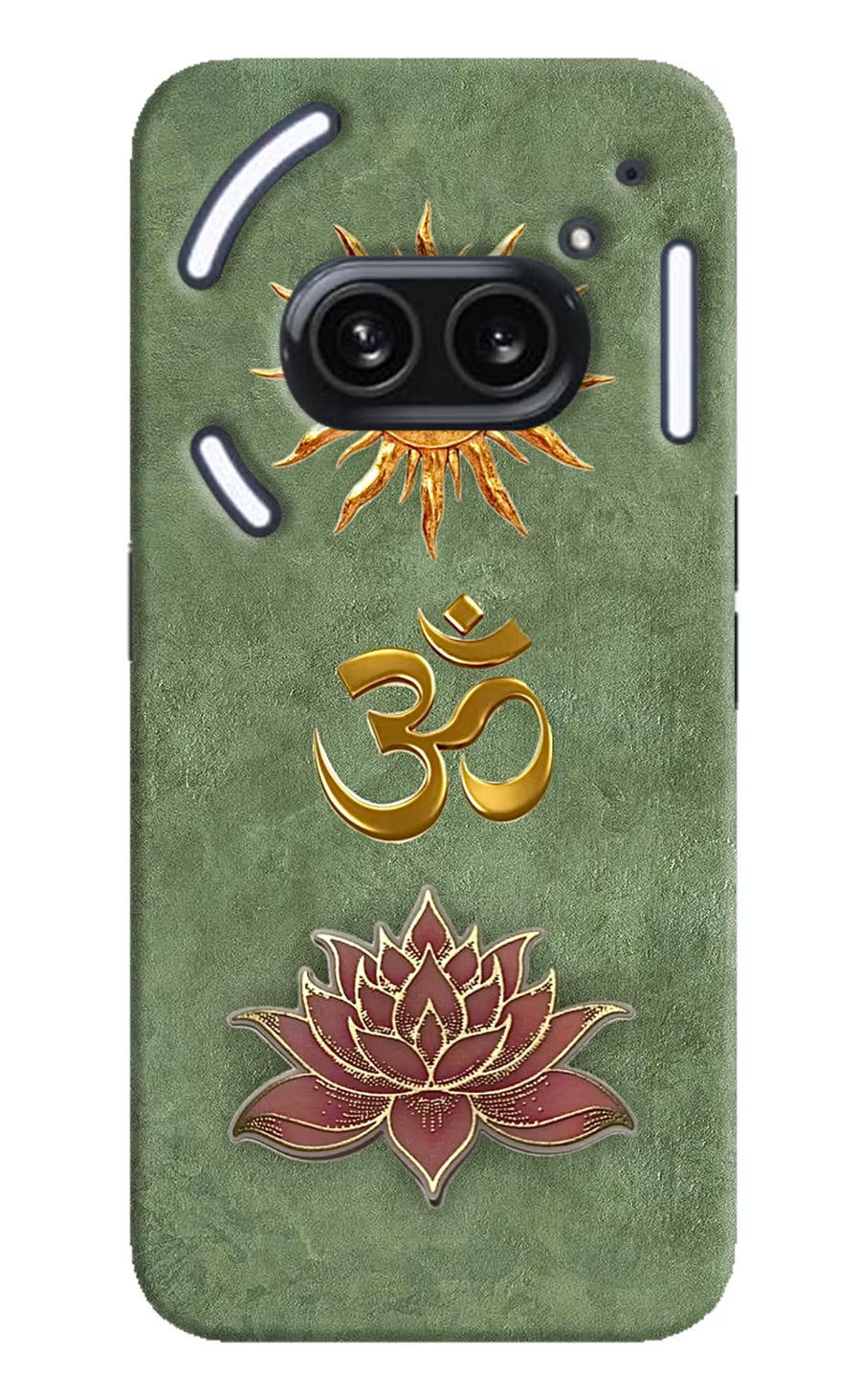 Om & Lotus Nothing Phone 2A Plus Back Cover, Hard case