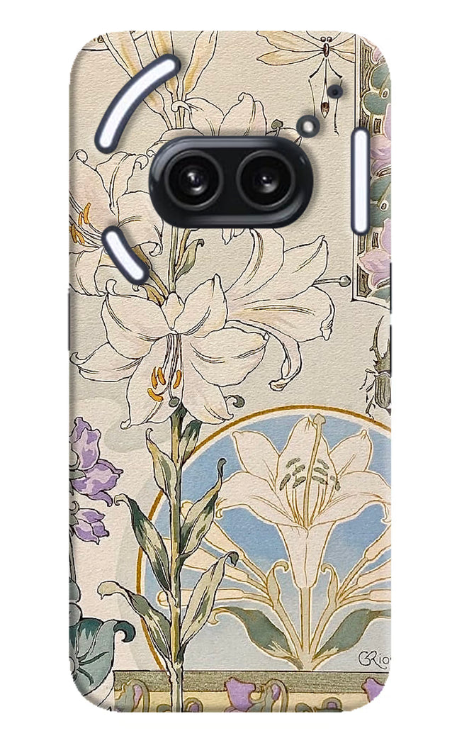 White Lily Nothing Phone 2A Plus Hard Case Back Cover by Casekaro