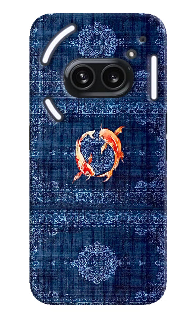 Koi Blue Nothing Phone 2A Plus Hard Case Back Cover by Casekaro