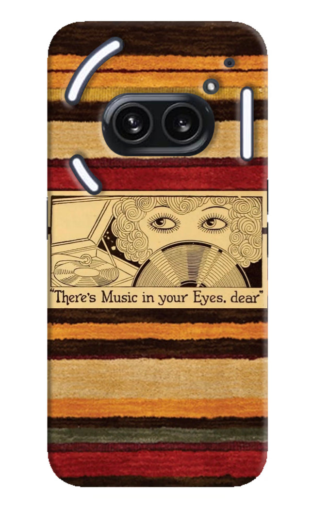Vinyl Stripes Nothing Phone 2A Plus Hard Case Back Cover by Casekaro