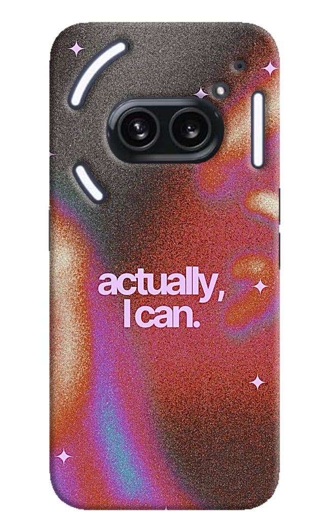 Pink Aura Nothing Phone 2A Plus Hard Case Back Cover by Casekaro