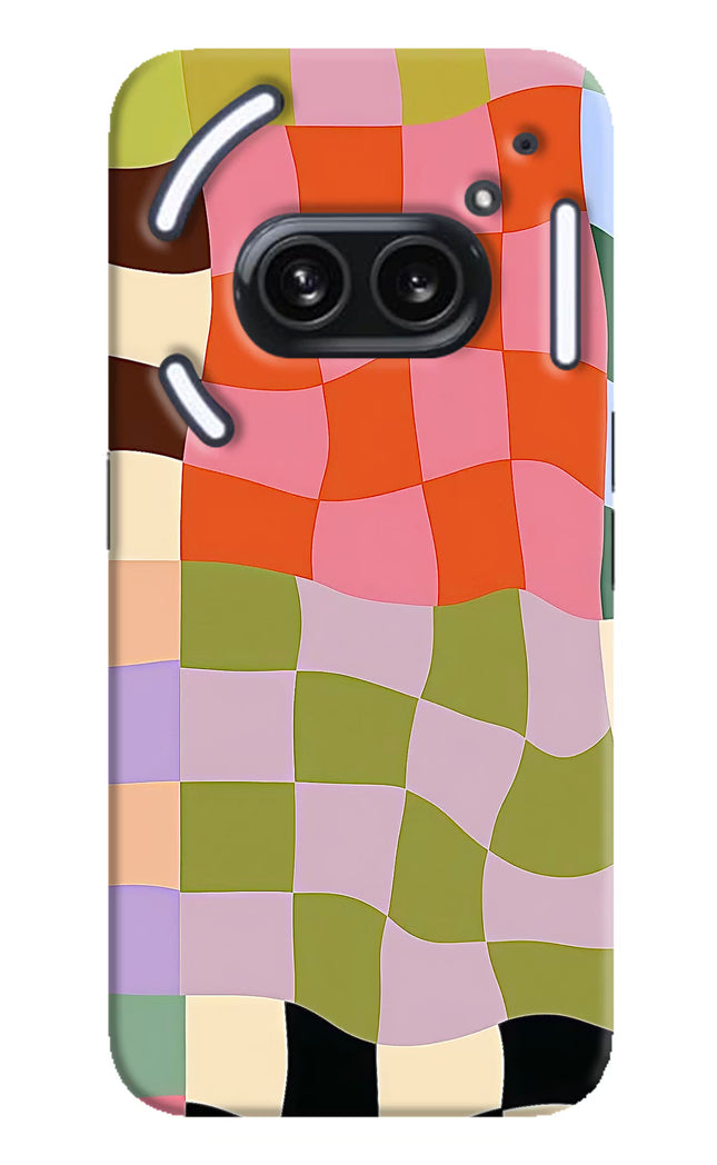 Wavy Grid Nothing Phone 2A Plus Hard Case Back Cover by Casekaro