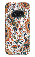 White Mayura Nothing Phone 2A Plus Hard Case Back Cover by Casekaro