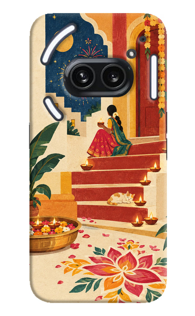 Diwali Rangoli Nothing Phone 2A Plus Hard Case Back Cover by Casekaro