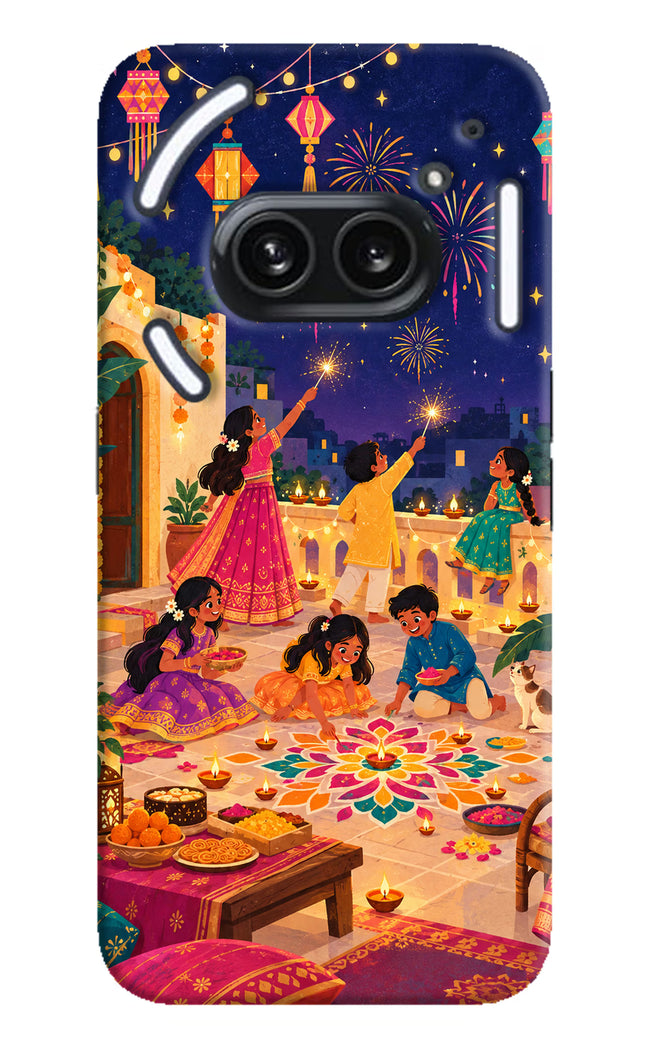 Diwali Night Nothing Phone 2A Plus Hard Case Back Cover by Casekaro