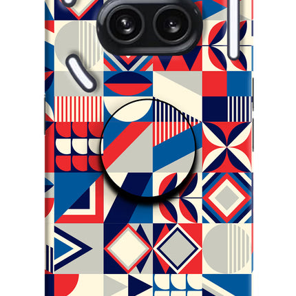 Colorful Pattern Nothing Phone 2A Plus Pop Case by Casekaro