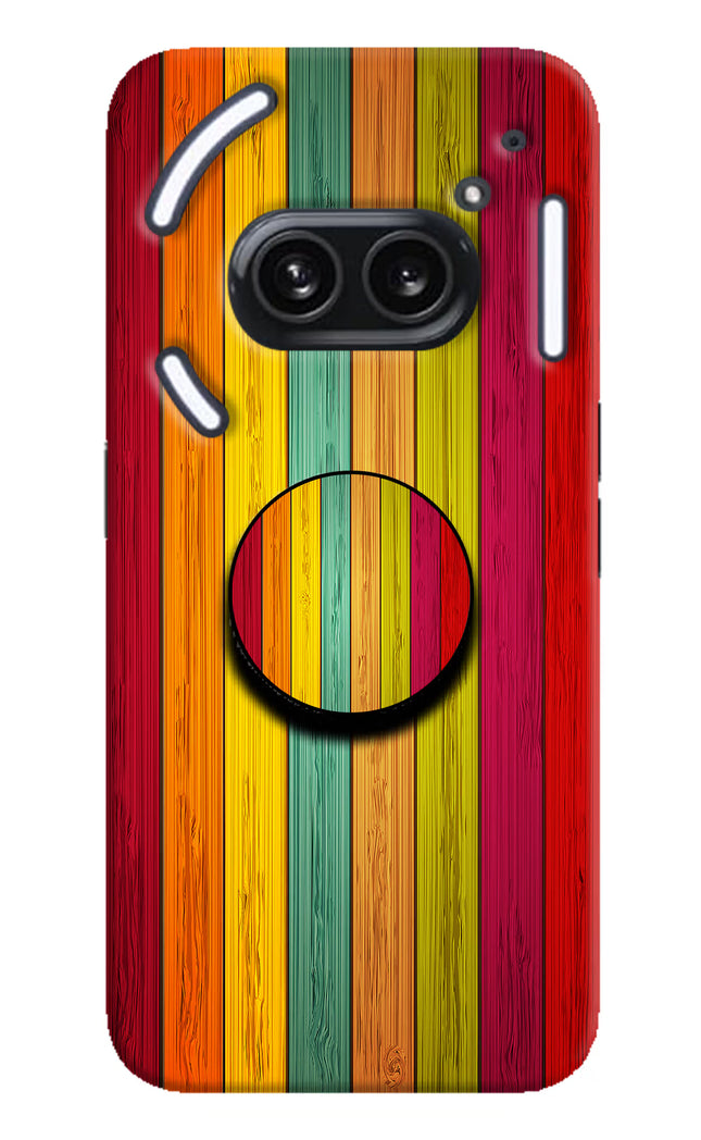 Multicolor Wooden Nothing Phone 2A Plus Pop Case by Casekaro