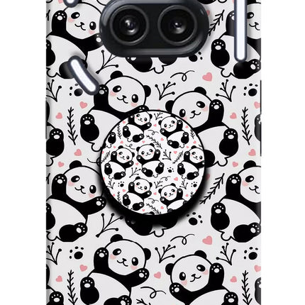 Cute Panda Nothing Phone 2A Plus Pop Case by Casekaro