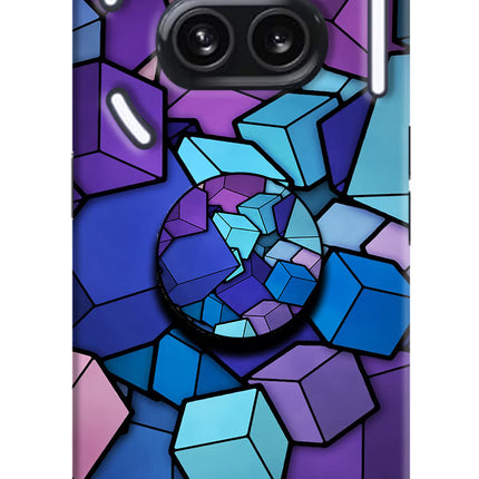 Cubic Abstract Nothing Phone 2A Plus Pop Case by Casekaro
