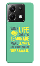 Quote Poco X6 Hard Case Back Cover by Casekaro