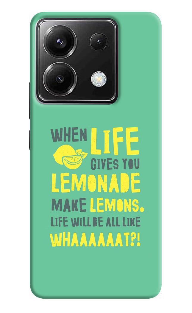 Quote Poco X6 Hard Case Back Cover by Casekaro