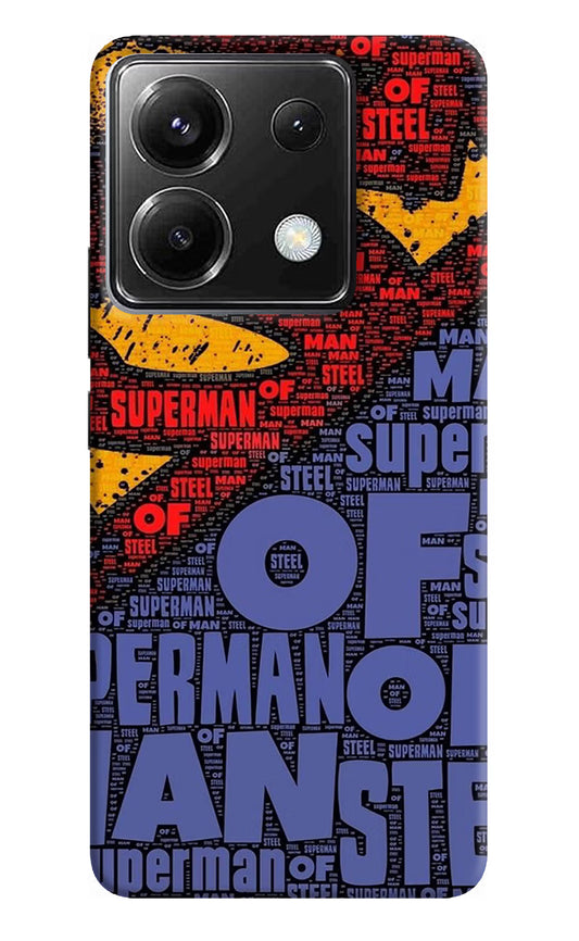 Superman Poco X6 Back Cover