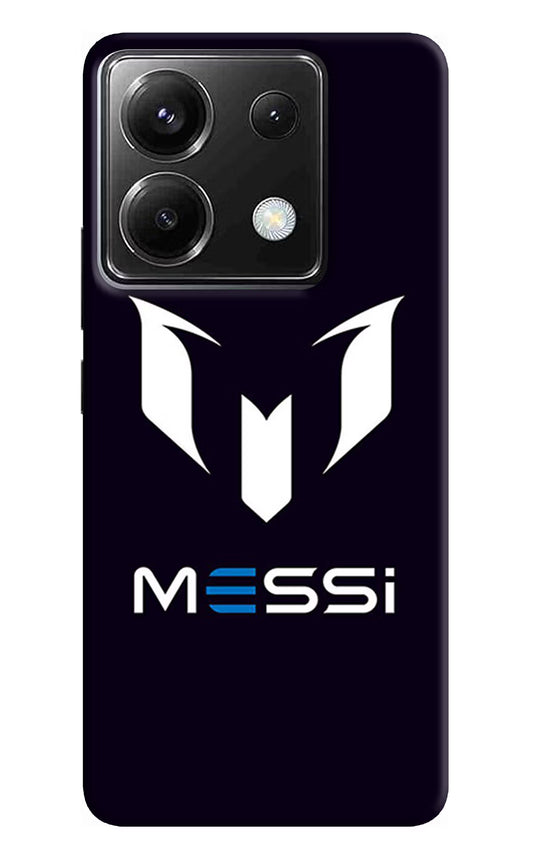 Messi Logo Poco X6 Back Cover