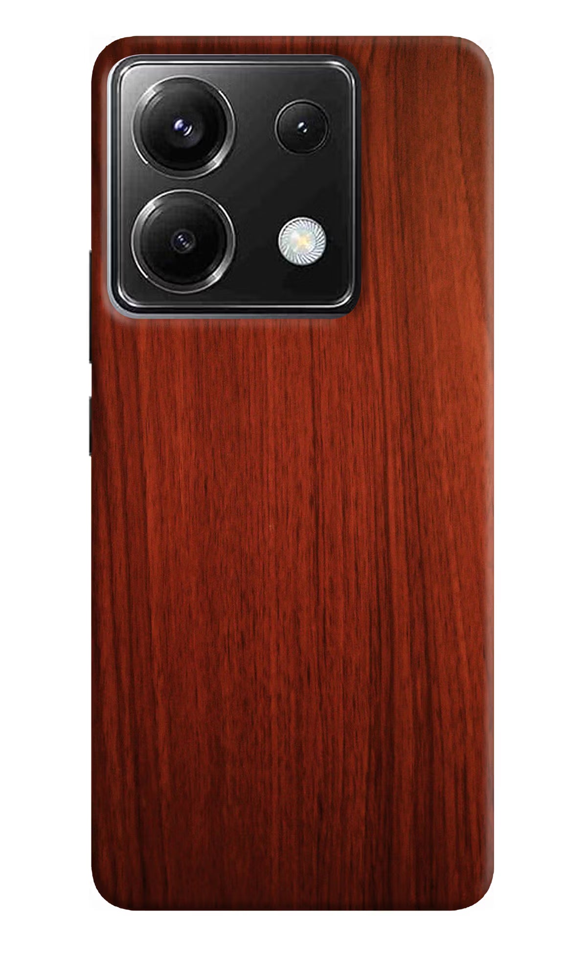 Wooden Plain Pattern Poco X6 Back Cover