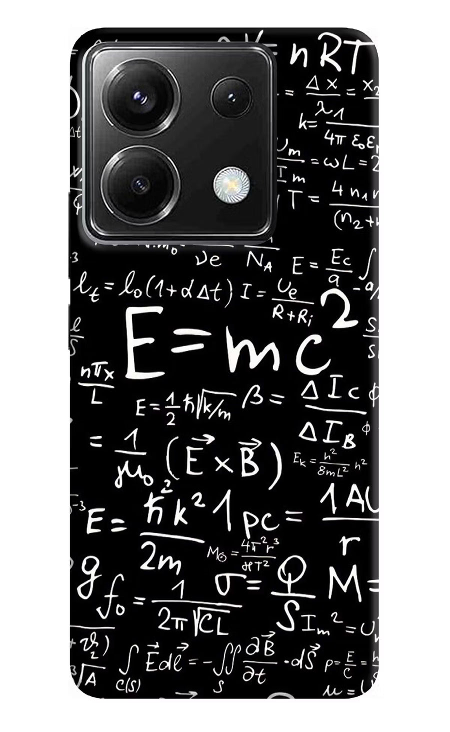 Physics Formula Poco X6 Back Cover, Hard case