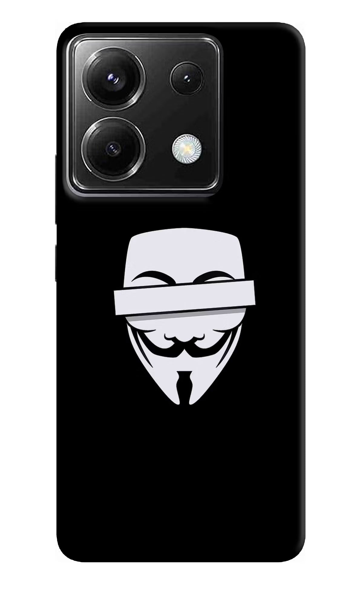 Anonymous Face Poco X6 Back Cover
