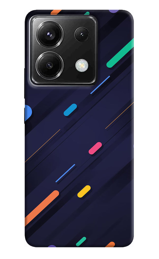 Abstract Design Poco X6 Hard Case Back Cover by Casekaro