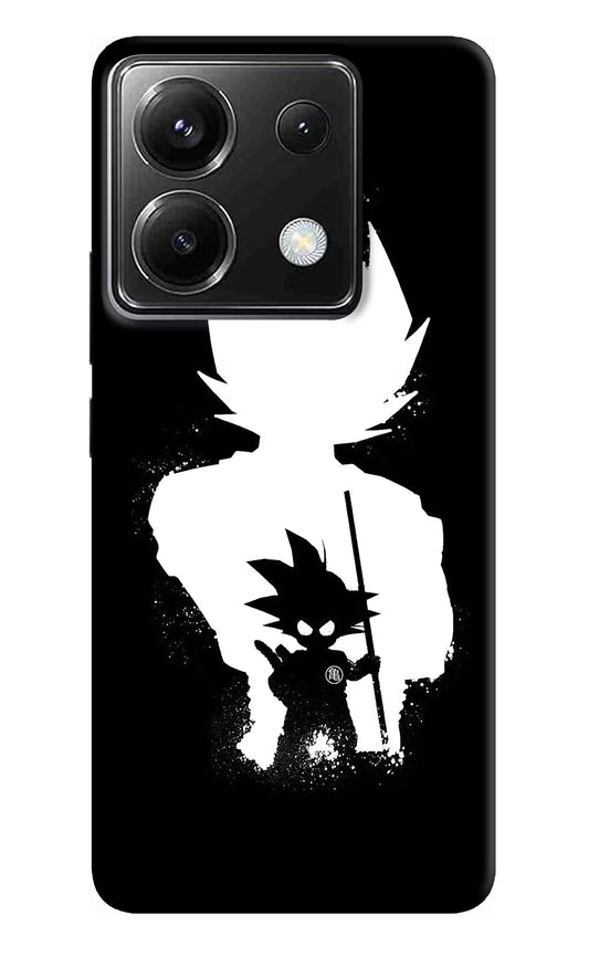 Goku Shadow Poco X6 Back Cover