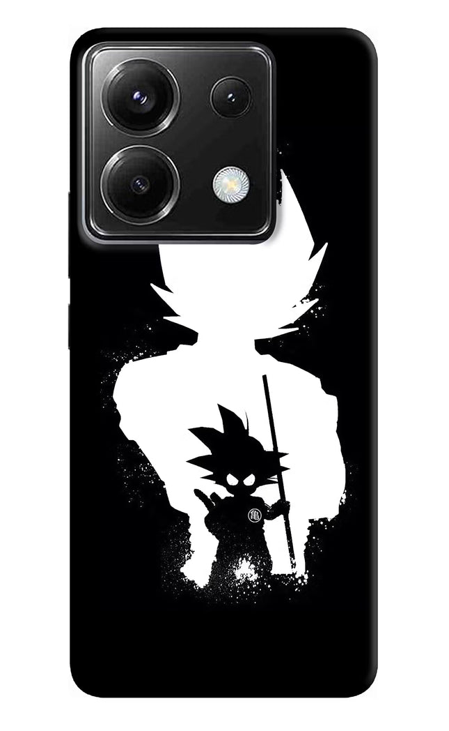Goku Shadow Poco X6 Hard Case Back Cover by Casekaro