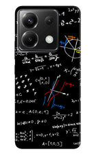 Mathematics Formula Poco X6 Hard Case Back Cover by Casekaro