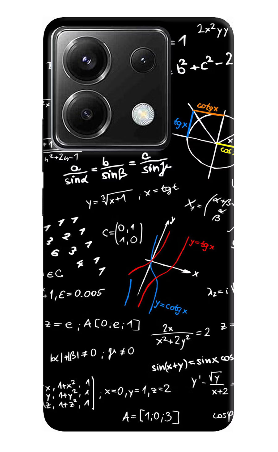 Mathematics Formula Poco X6 Back Cover, Hard case