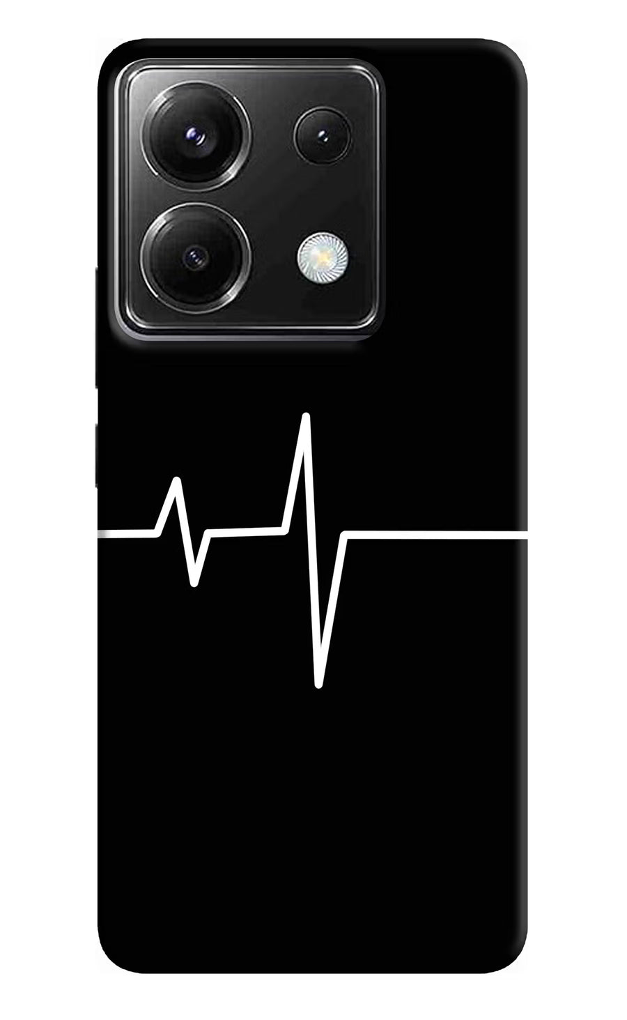 Heart Beats Poco X6 Back Cover, Hard case