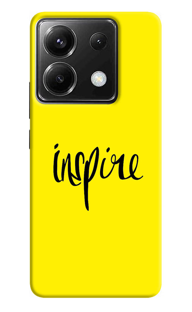 Inspire Poco X6 Hard Case Back Cover by Casekaro