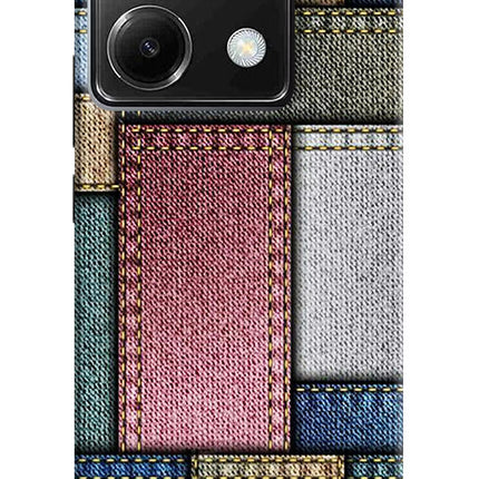 Multicolor Jeans Poco X6 Hard Case Back Cover by Casekaro