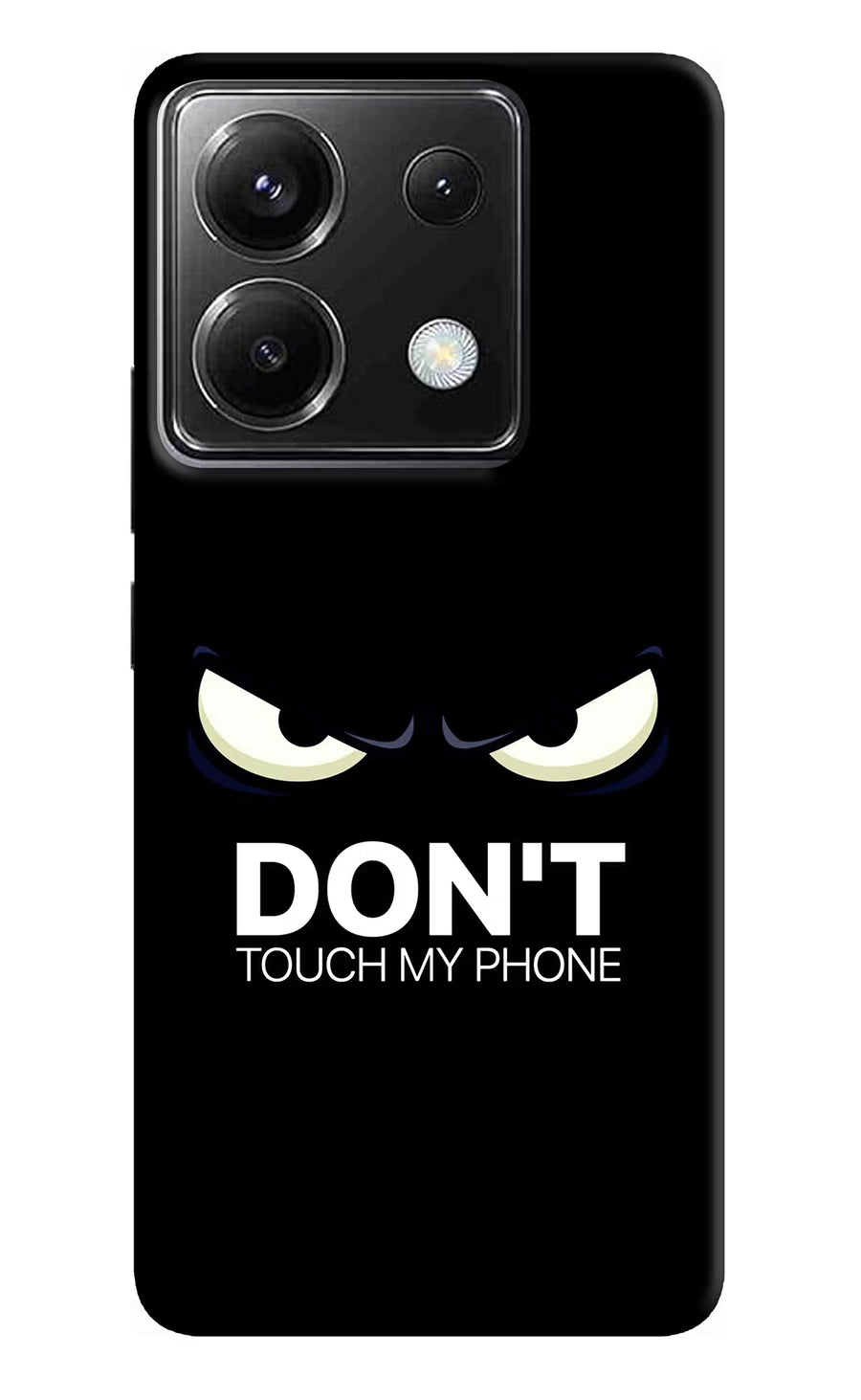 Don'T Touch My Phone Poco X6 Back Cover, Hard case