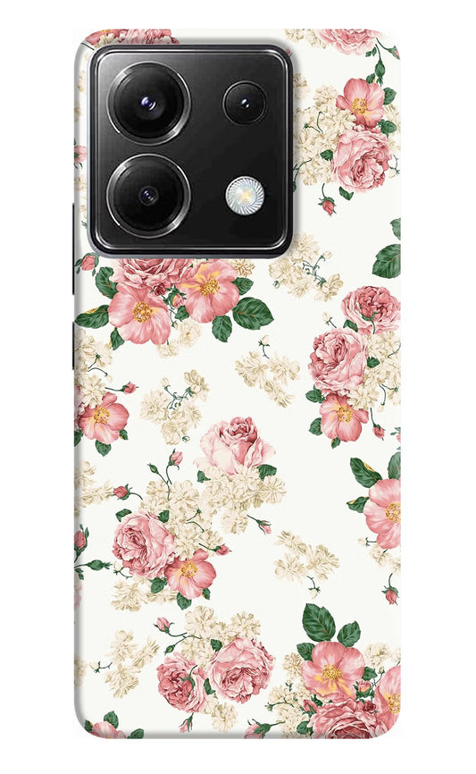 Flowers Poco X6 Back Cover