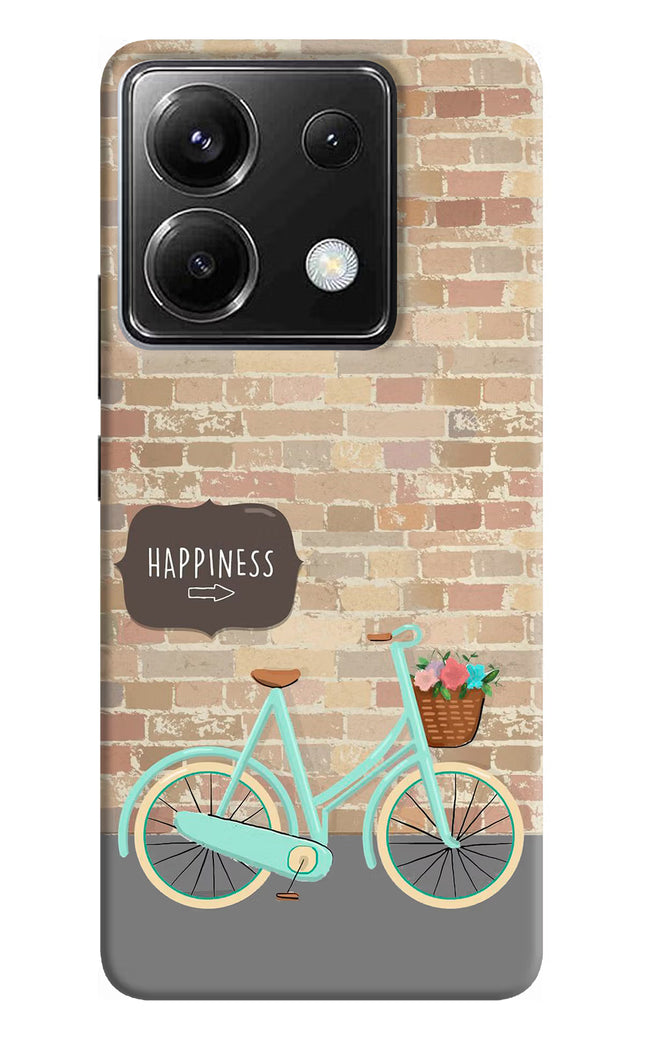 Happiness Artwork Poco X6 Hard Case Back Cover by Casekaro