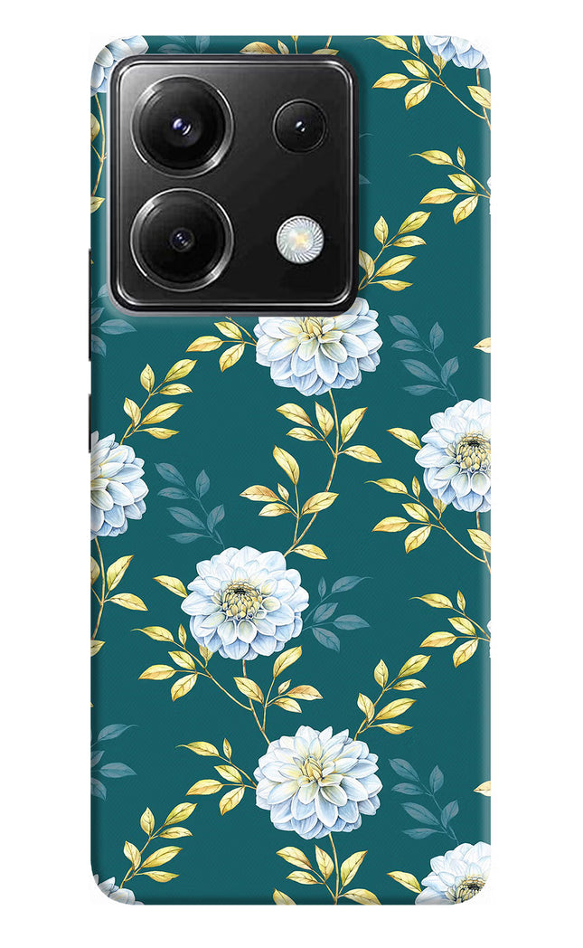 Flowers Poco X6 Hard Case Back Cover by Casekaro