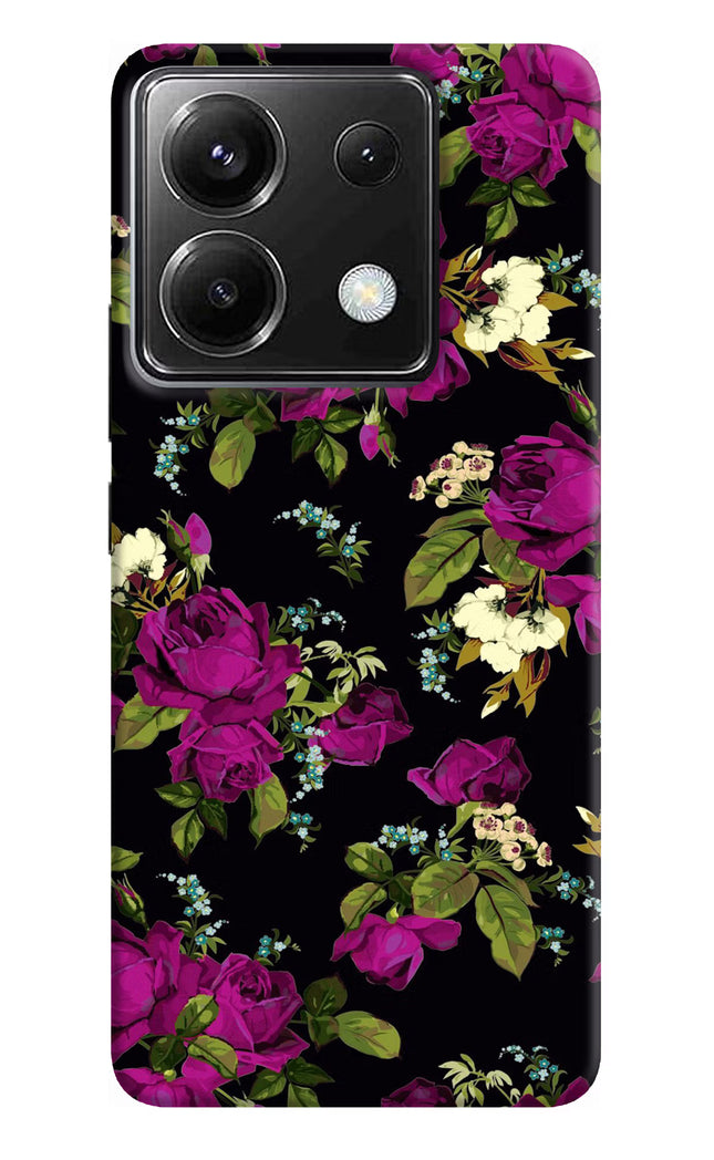 Flowers Poco X6 Hard Case Back Cover by Casekaro