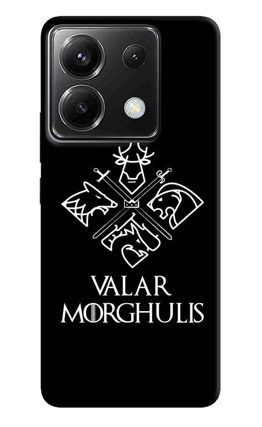 Valar Morghulis | Game Of Thrones Poco X6 Back Cover