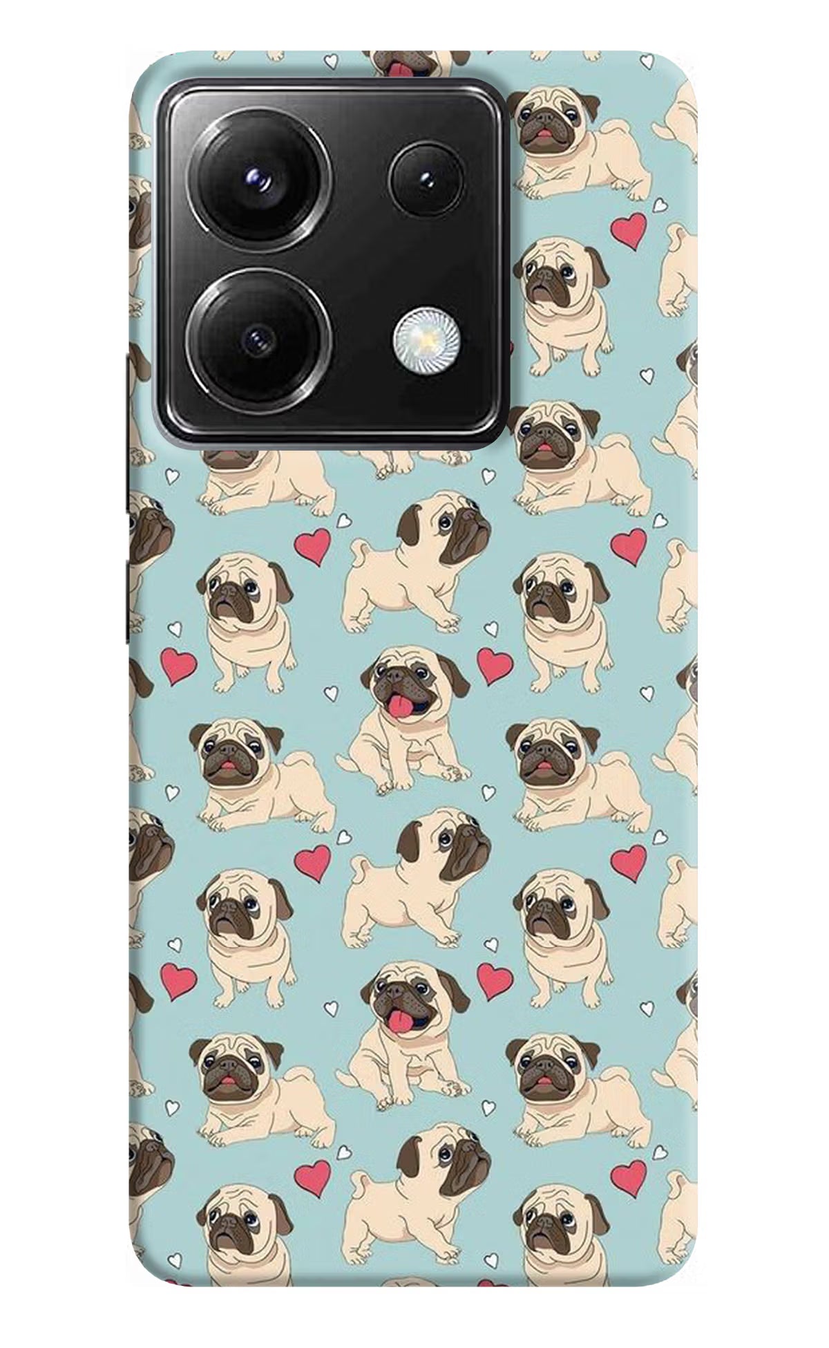 Pug Dog Poco X6 Back Cover