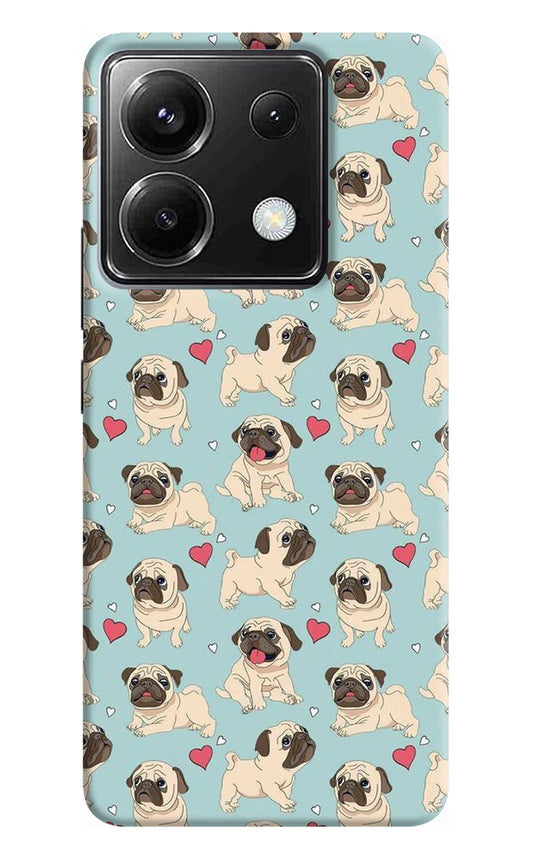 Pug Dog Poco X6 Back Cover
