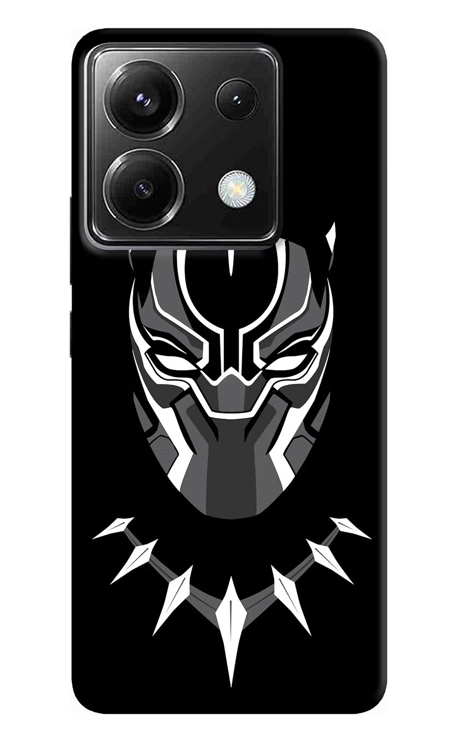 Black Panther Poco X6 Back Cover, Hard case
