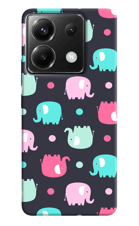 Elephants Poco X6 Back Cover