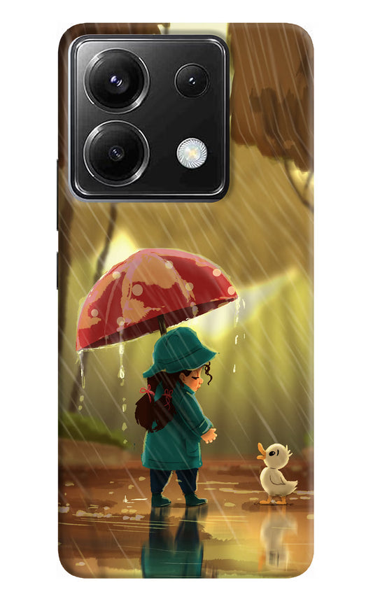 Rainy Day Poco X6 Back Cover