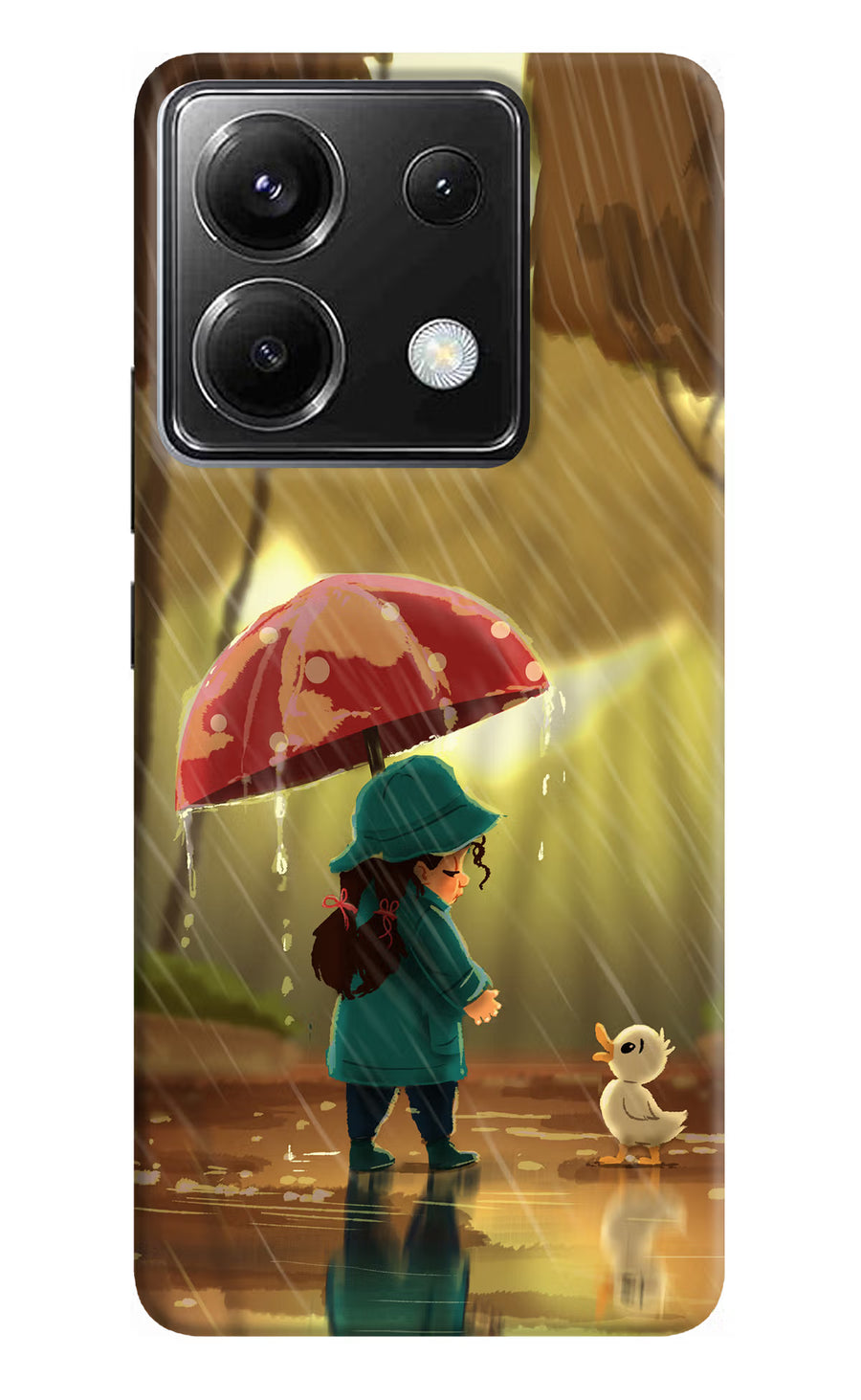 Rainy Day Poco X6 Back Cover, Hard case