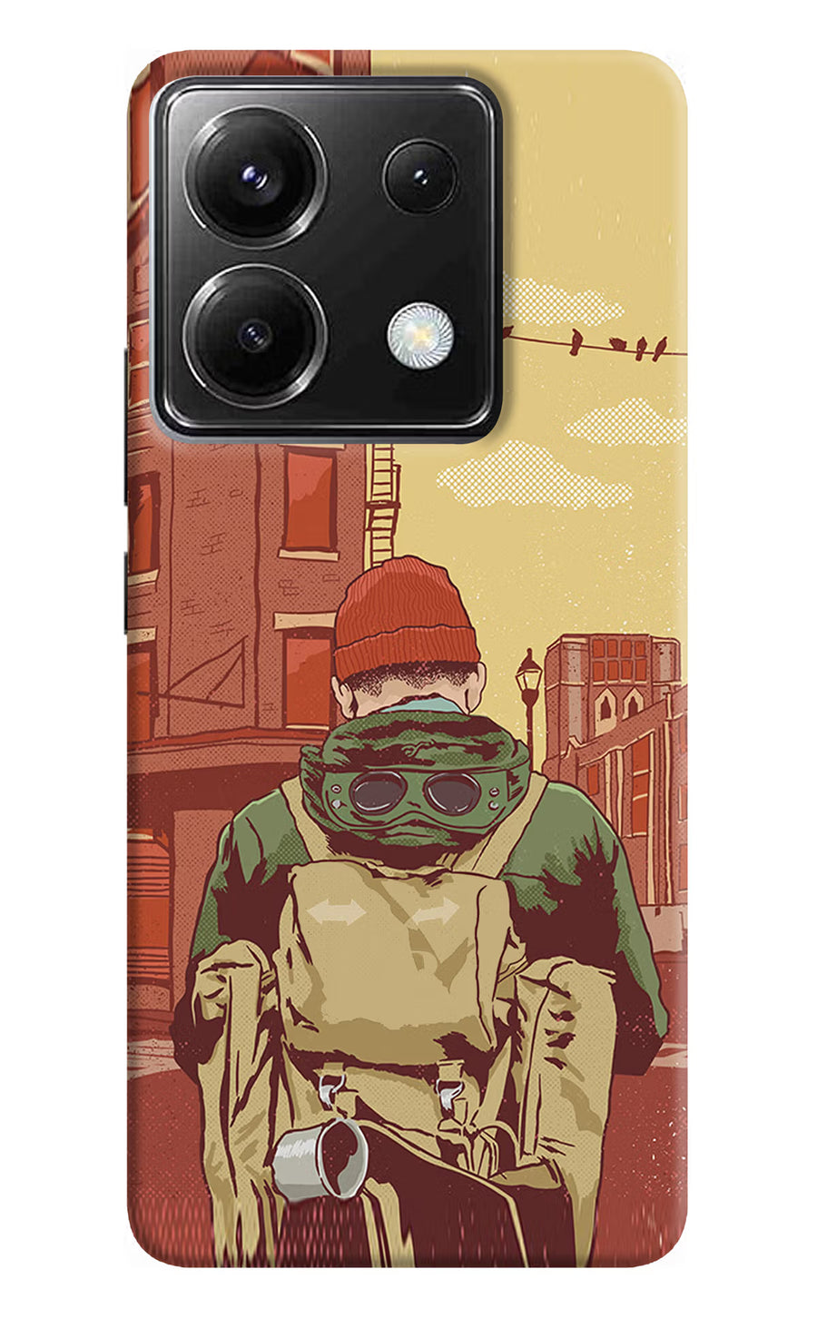 Adventurous Poco X6 Back Cover, Hard case