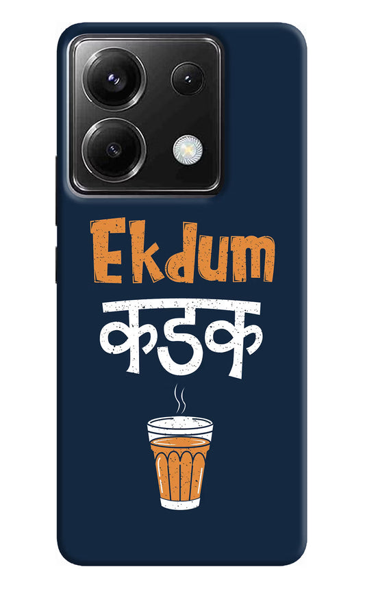Ekdum Kadak Chai Poco X6 Back Cover
