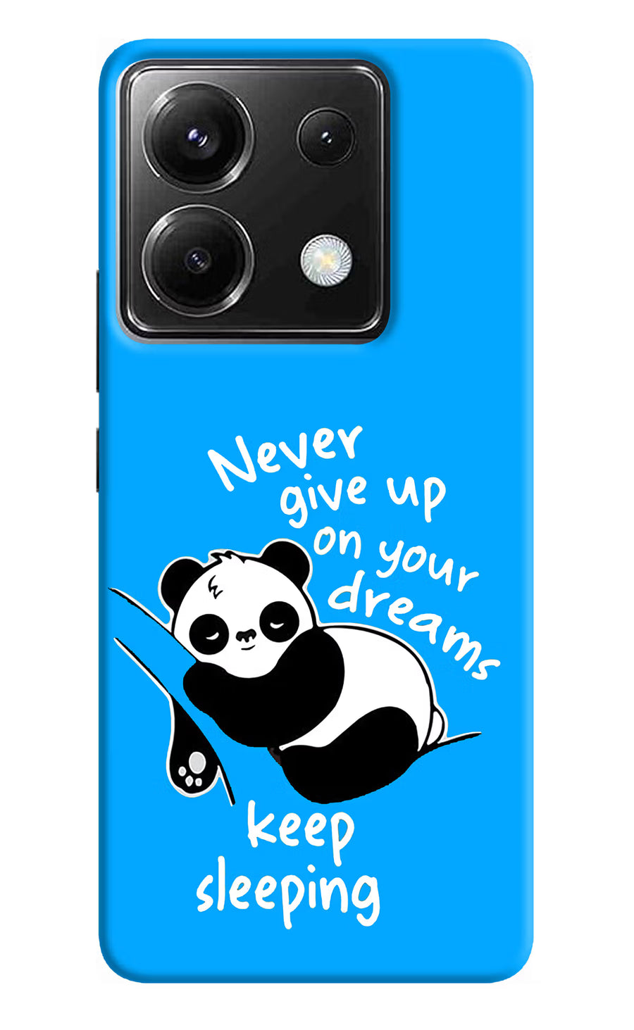 Keep Sleeping Poco X6 Back Cover, Hard case