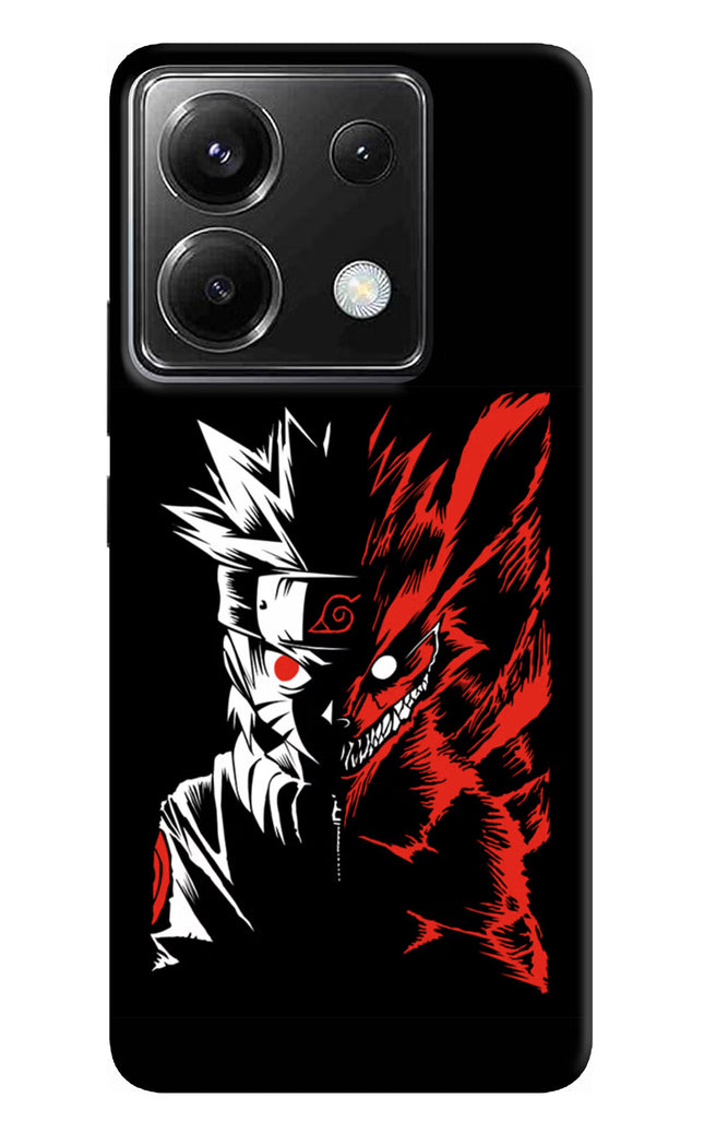 Naruto Two Face Poco X6 Hard Case Back Cover by Casekaro