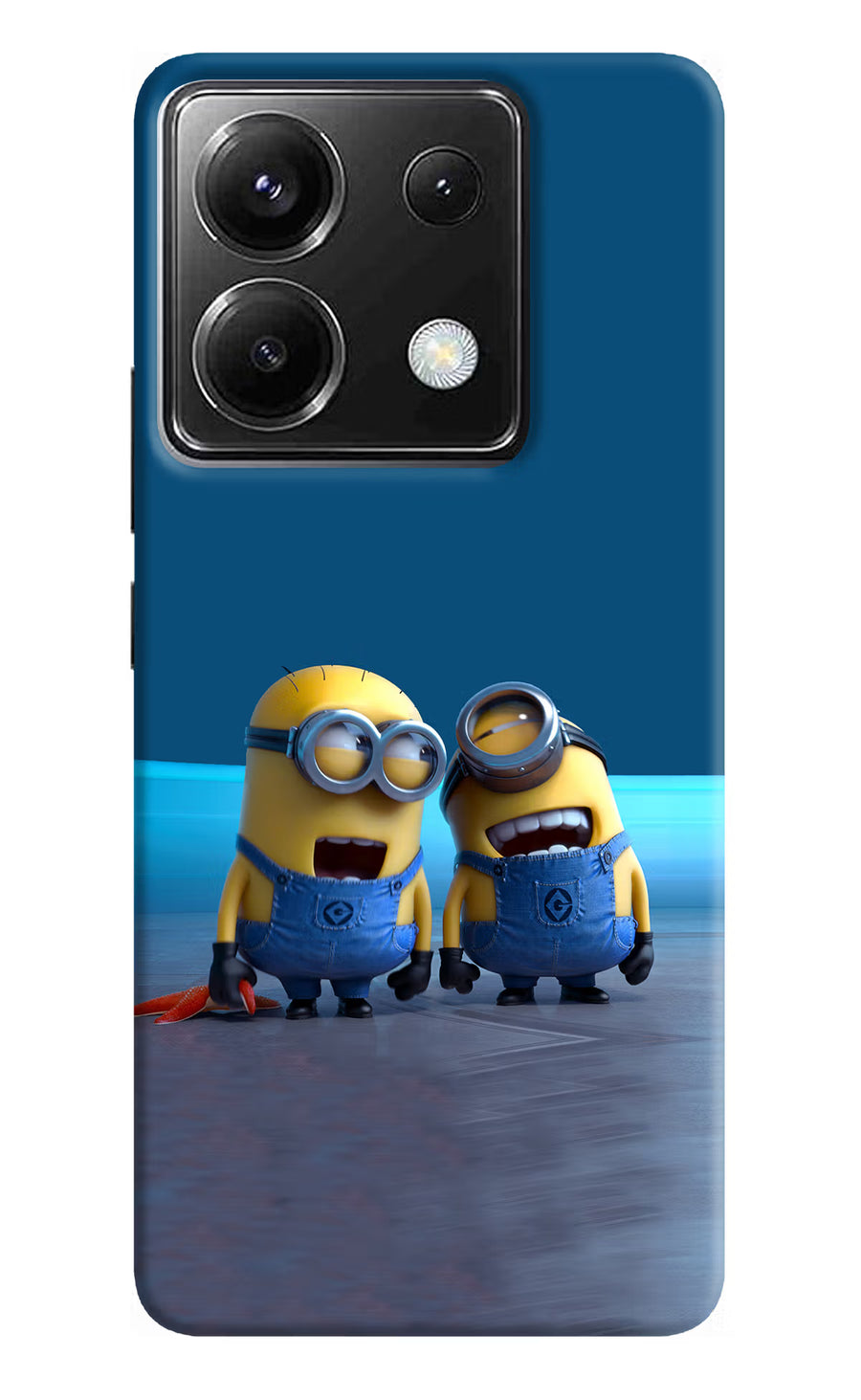 Minion Laughing Poco X6 Back Cover, Hard case