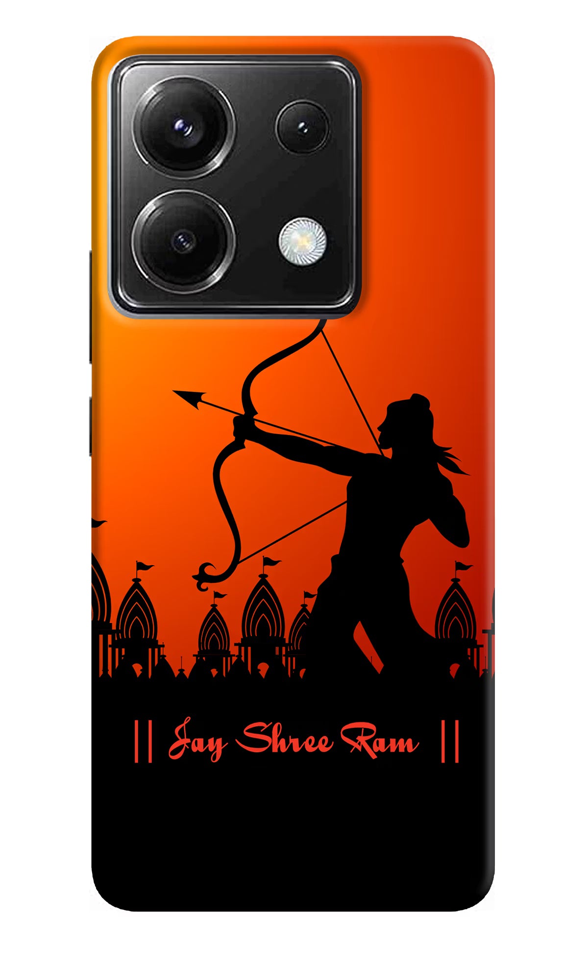 Lord Ram - 4 Poco X6 Back Cover