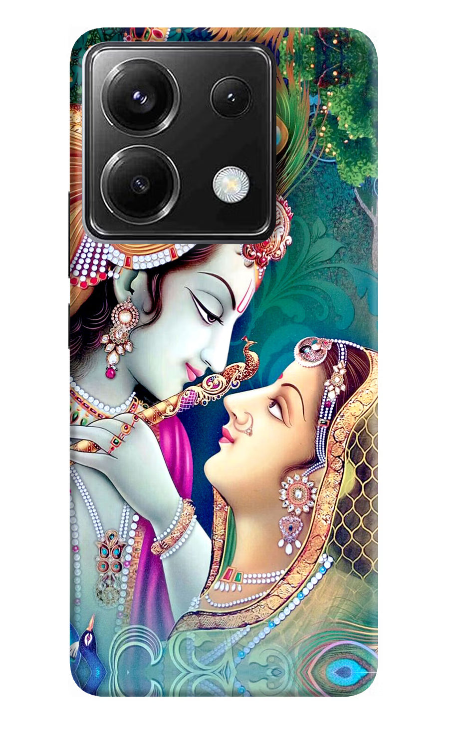 Lord Radha Krishna Poco X6 Back Cover, Hard case