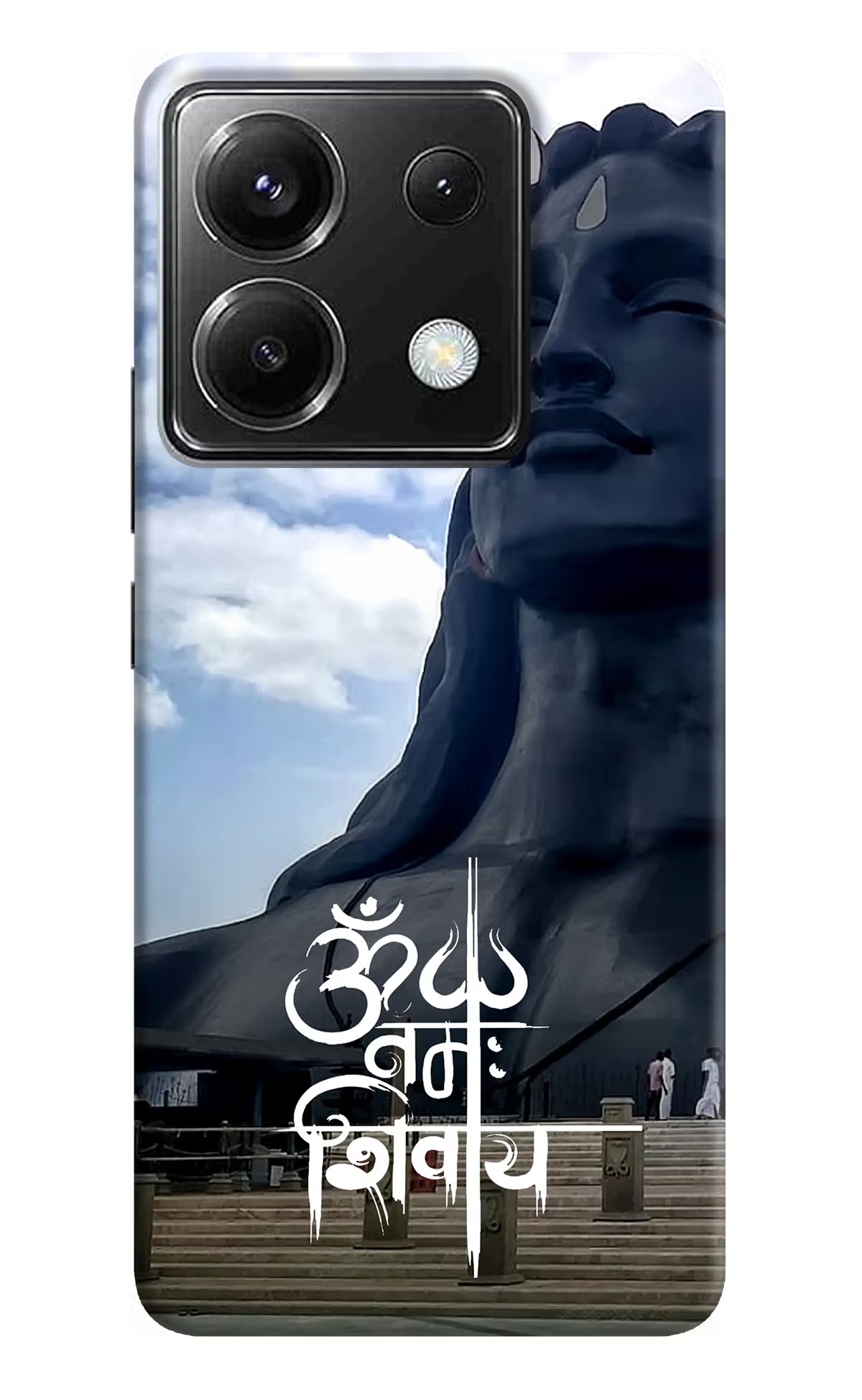 Om Namah Shivay Poco X6 Back Cover