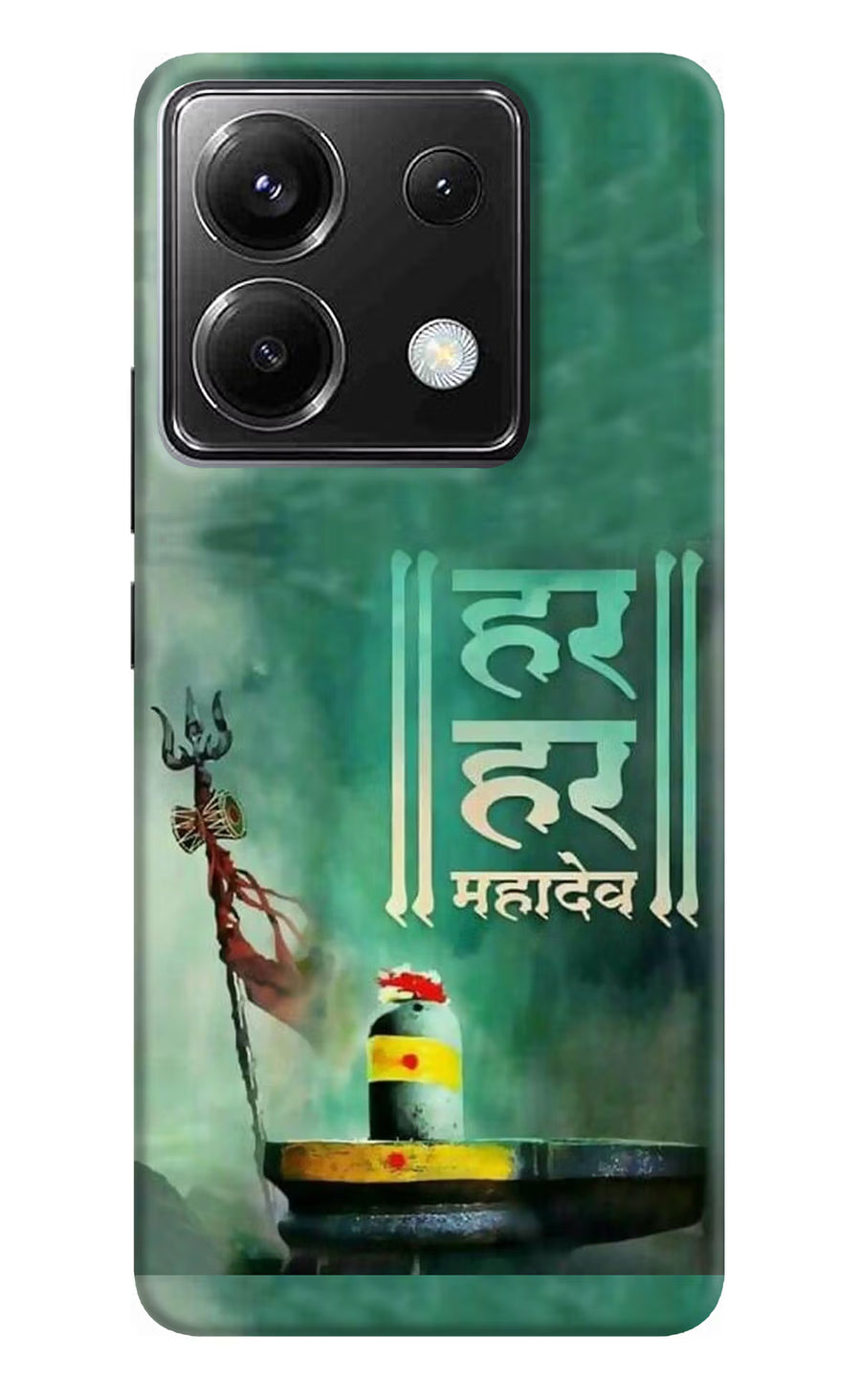 Har Har Mahadev Shivling Poco X6 Back Cover, Hard case